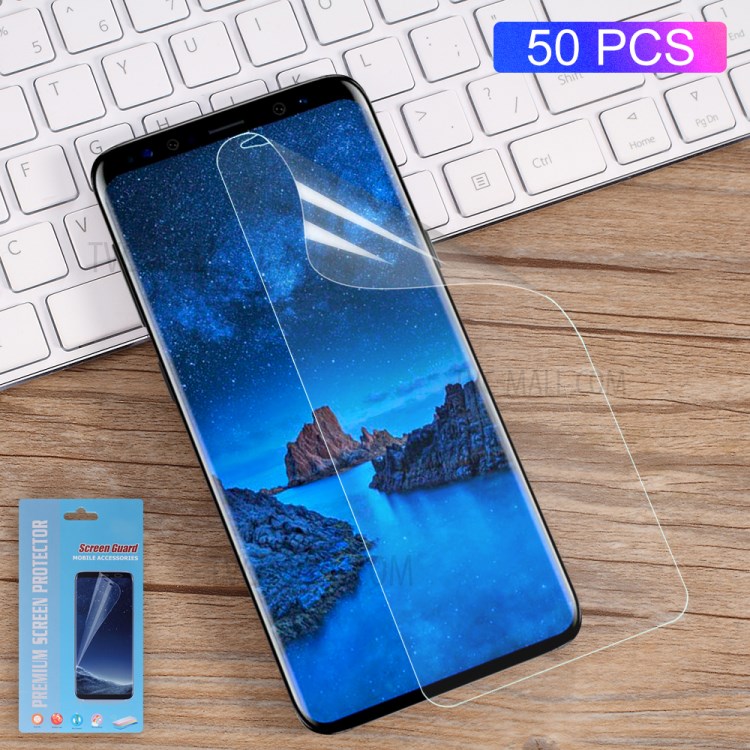 50Pcs/Set Full Coverage Soft Screen Protective Film for Samsung Galaxy S9-1