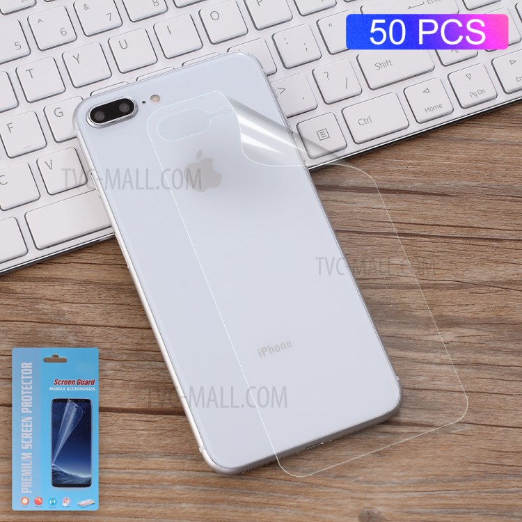 50Pcs/Set Full Coverage Soft Mobile Back Film Protector for iPhone 8 Plus 5.5 inch-1