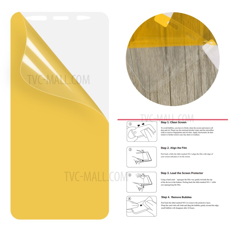 50Pcs/Set Full Coverage Soft Screen Protector Film for Samsung Galaxy S9+-4