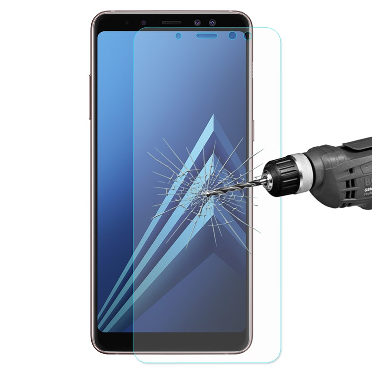 ENKAY 0.26mm 9H 2.5D Tempered Glass Screen Protector Film for Samsung Galaxy A8 (2018)-1
