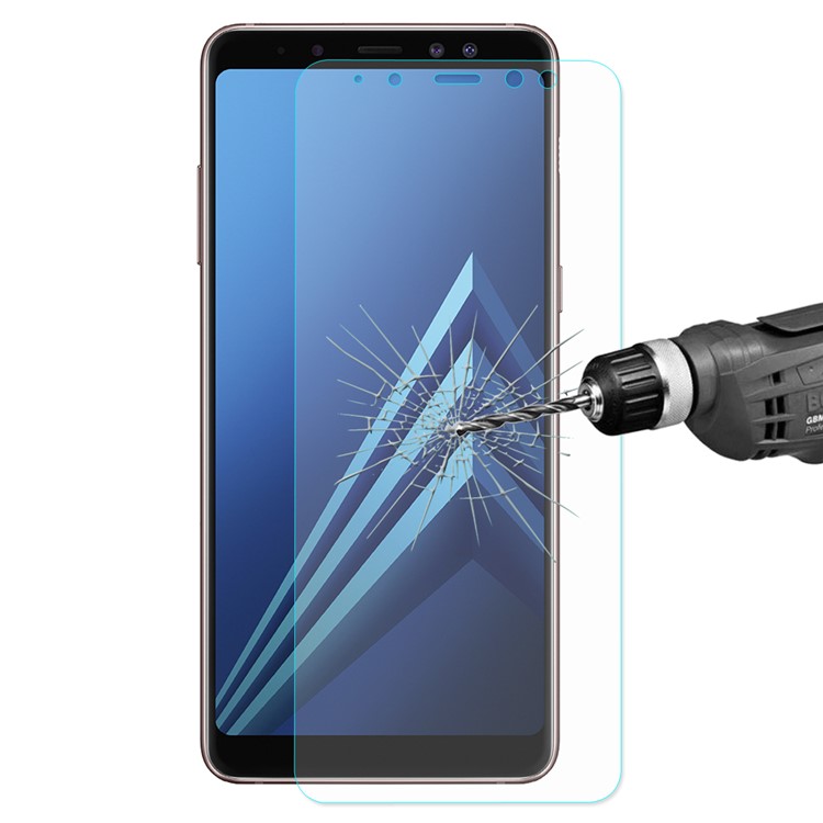 ENKAY 0.26mm 9H 2.5D Tempered Glass Screen Protector Film for Samsung Galaxy A8+ (2018)-1