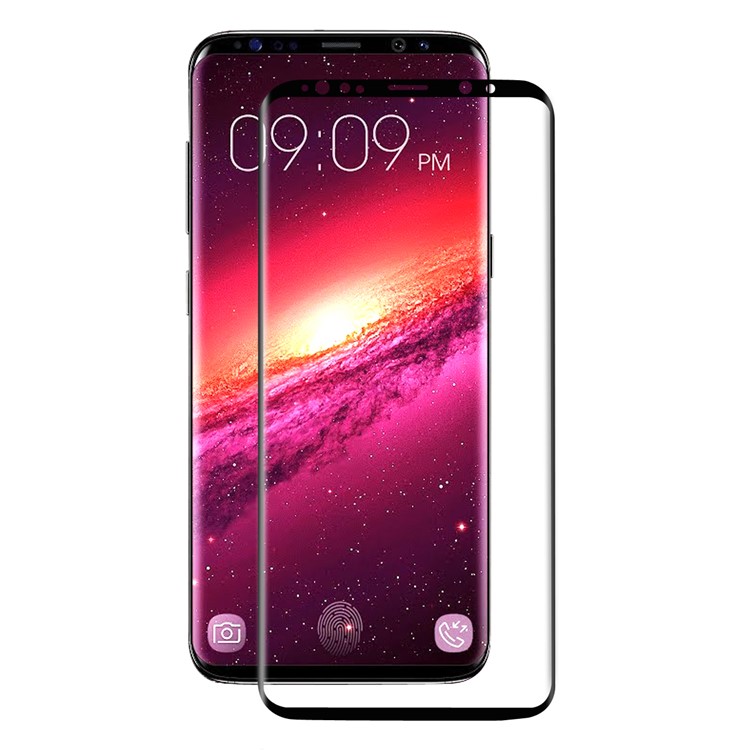 HAT PRINCE 0.26mm 9H 3D Curved Full Tempered Glass Screen Protector Guard Film for Samsung Galaxy S9+-2