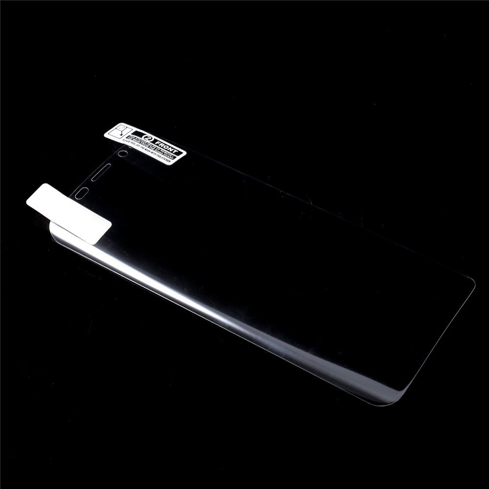 ANGIBABE Silk Printing Soft PET Full Screen Covering Protector for Samsung Galaxy S9 - Transparent-4
