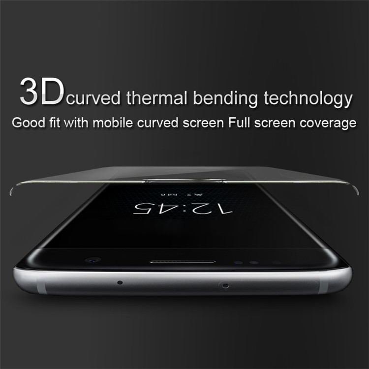 IMAK for Sony Xperia XA2 3D Curved Tempered Glass Full Screen Coverage Protector - Black-4