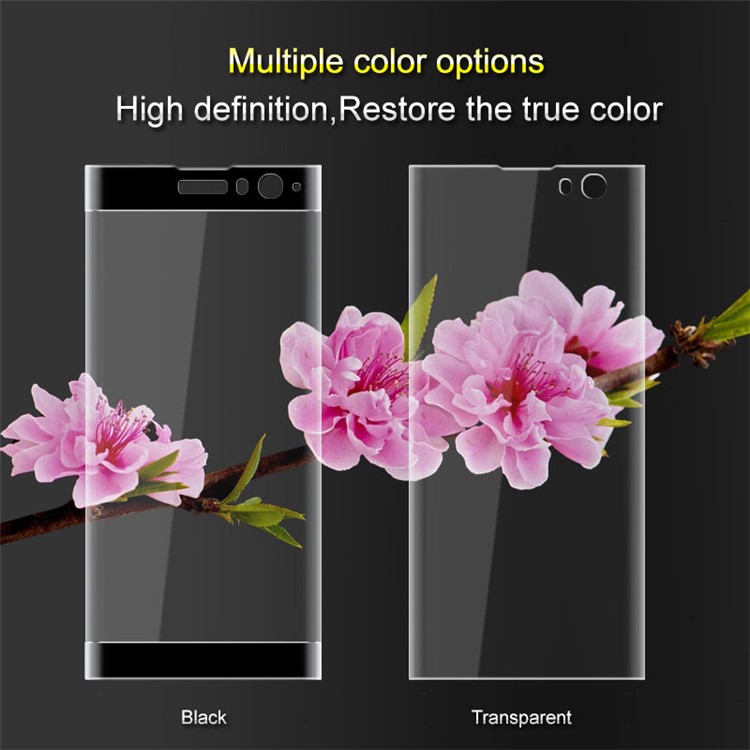 IMAK Für Sony Xperia XA2 3D Gebogener Voller Abdeckung Gehärtetem Glas Bildschirm Schutzfolie - Transparent-2