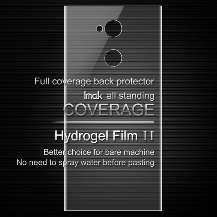 IMAK Soft Clearer Hydrogel Film II for Sony Xperia XA2 Ultra Full Coverage Back Protector-1