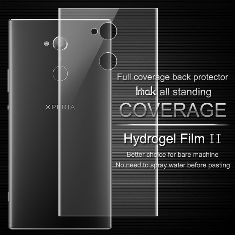 IMAK Soft Clearer Hydrogel Film II for Sony Xperia XA2 Ultra Full Coverage Back Protector-2