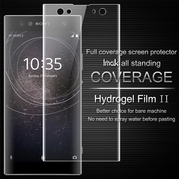IMAK Soft Clearer Hydrogel Film II for Sony Xperia XA2 Ultra Full Covering Front Screen Guard Film-2