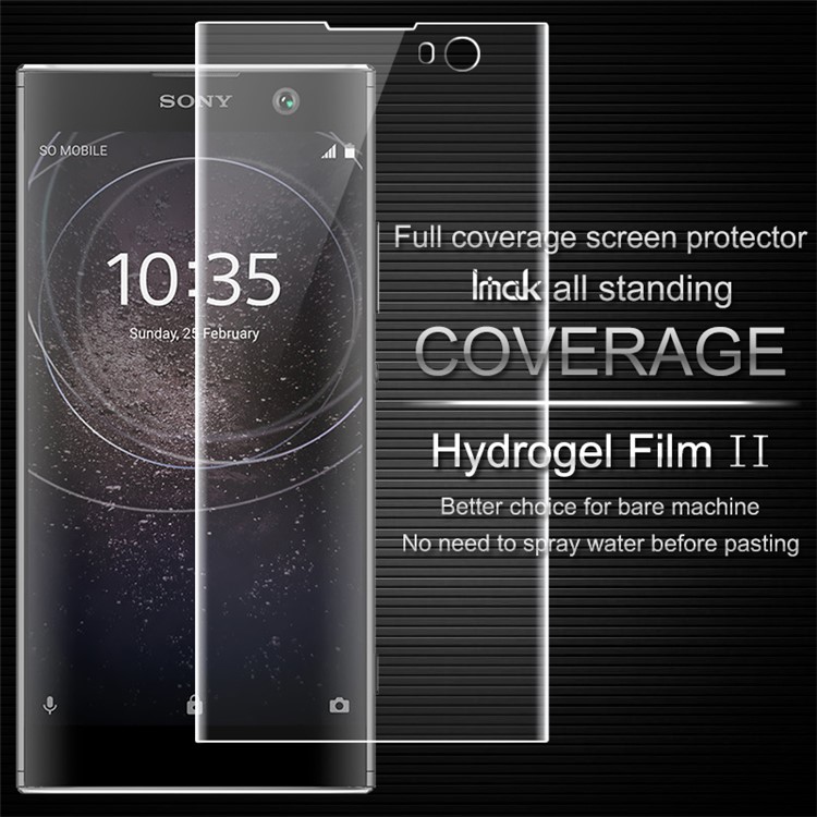 IMAK Soft Clearer Hydrogel Film II for Sony Xperia XA2 Full Covering Front Screen Protector Film-2