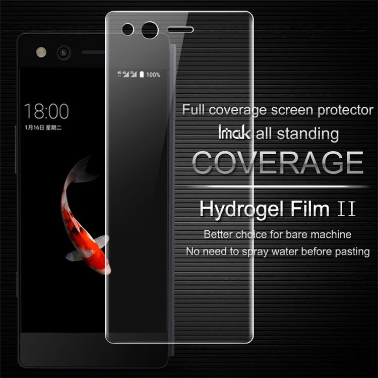 IMAK Soft Clearer Hydrogel Film II for ZTE Axon M Full Covering Front Screen Protector Film-2