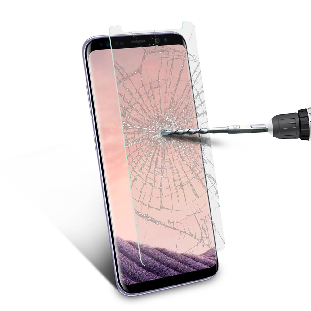 ANGIBABE 0.26mm Tempered Glass Screen Protector Guard Film for Samsung Galaxy S9+-3