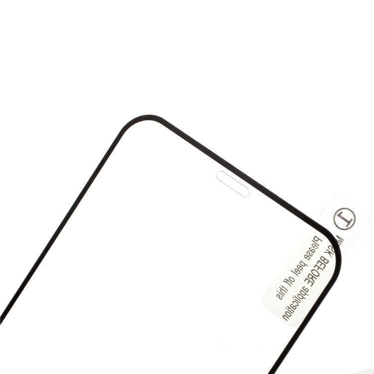 Complete Covering Anti-blue-ray Arc Edge Silk Printing Tempered Glass Screen Film for iPhone X-3