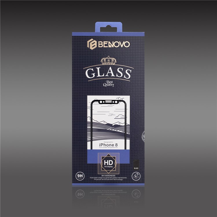 BENOVO 3D Full Coverage 9H Tempered Glass Screen Protector for iPhone X-6