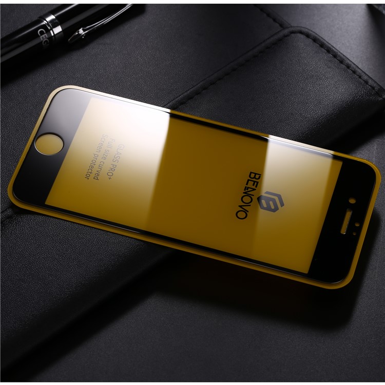 BENOVO for iPhone 8 2.5D Full Cover Tempered Glass Screen Protector Film - Black-3