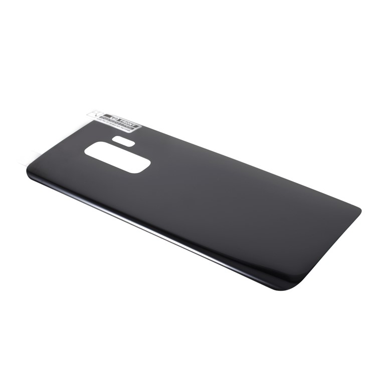 ANGIBABE Silk Print Tempered Glass Back Cover Film for Samsung Galaxy S9+ - Black-2