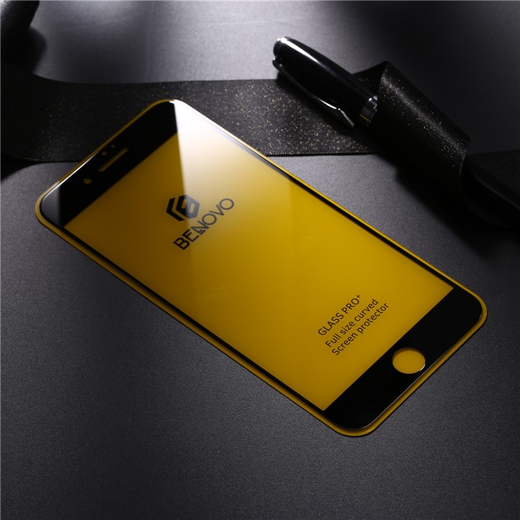 BENOVO for iPhone 7 Plus/6s Plus/6 Plus 2.5D Full Cover Tempered Glass Screen Protector Film - Black-1