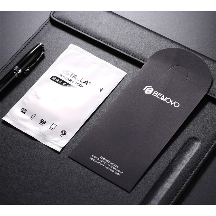 BENOVO for iPhone 7 Plus/6s Plus/6 Plus 2.5D Full Cover Tempered Glass Screen Protector Film - Black-8