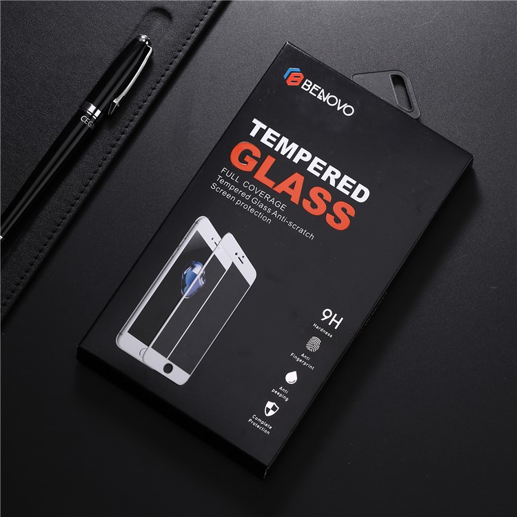BENOVO for iPhone 7 Plus/6s Plus/6 Plus 2.5D Full Cover Tempered Glass Screen Protector Film - Black-9