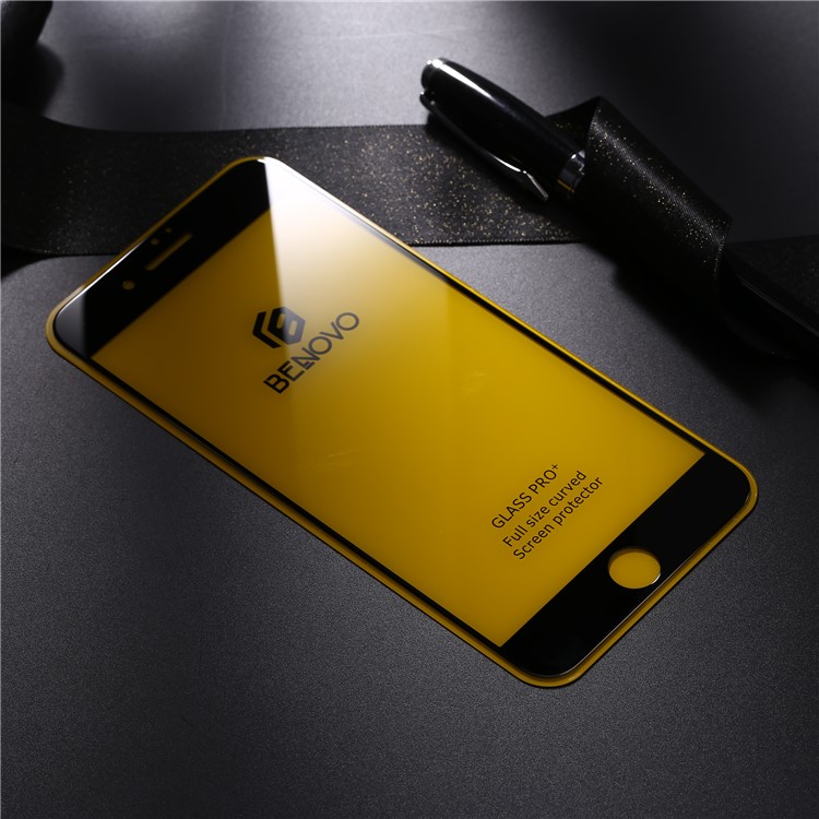 BENOVO Für Iphone 8 Plus 2.5D Vollabdeckung Gehärtetem Glas Displayschutzfolie - Schwarz-1