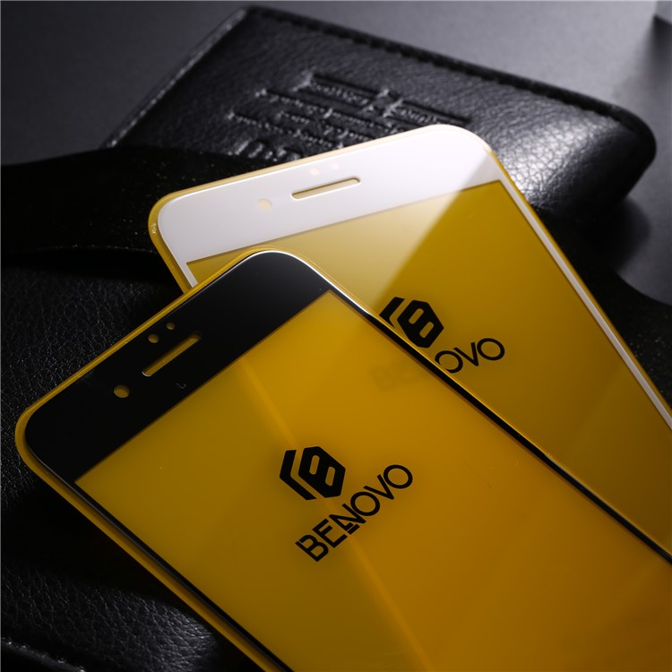 BENOVO Für Iphone 8 Plus 2.5D Vollabdeckung Gehärtetem Glas Displayschutzfolie - Schwarz-7