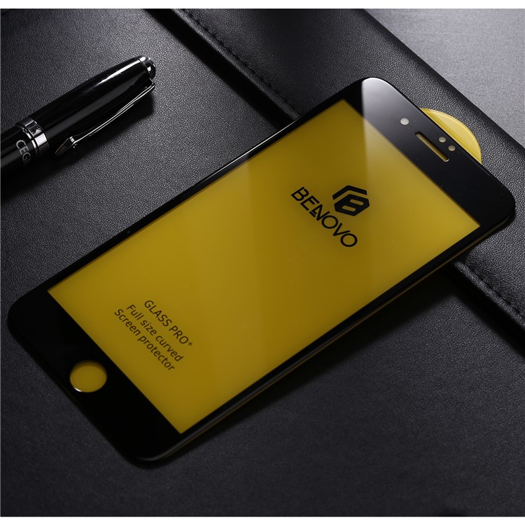 BENOVO 3D Tempered Glass Full Coverage Screen Protector for iPhone 7 Plus/6s Plus/6 Plus - Black-2