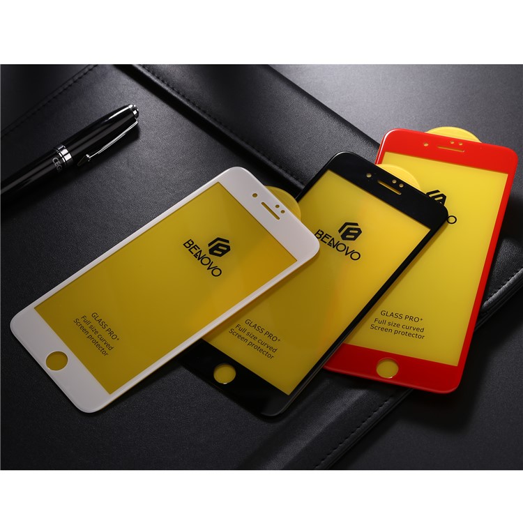 BENOVO 3D Tempered Glass Full Coverage Screen Protector for iPhone 7 Plus/6s Plus/6 Plus - Black-7