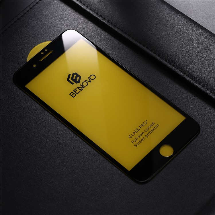BENOVO 3D Full Coverage Tempered Glass Screen Protector for iPhone 7/6s/6 - Black-2