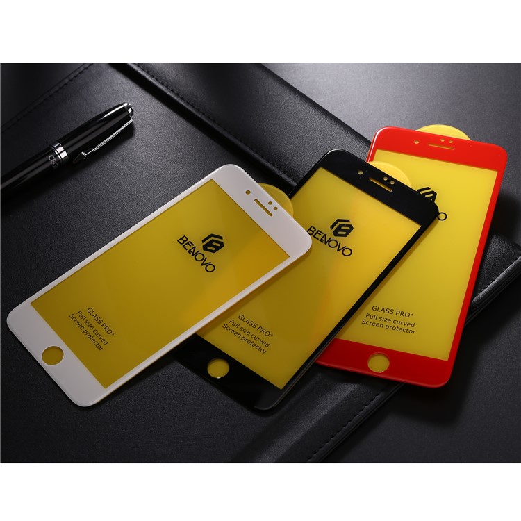 BENOVO 3D Full Coverage Tempered Glass Screen Protector for iPhone 7/6s/6 - Black-7