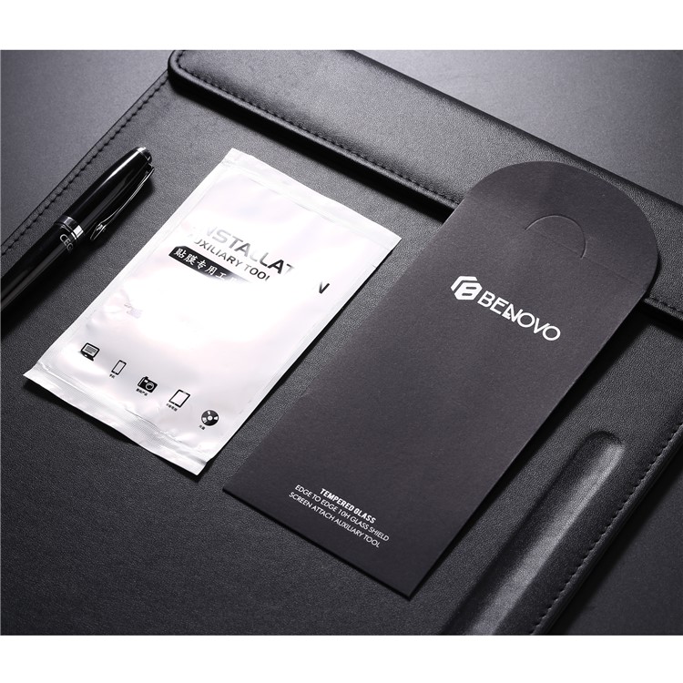 BENOVO 3D Full Coverage Tempered Glass Screen Protector for iPhone 7/6s/6 - Black-8