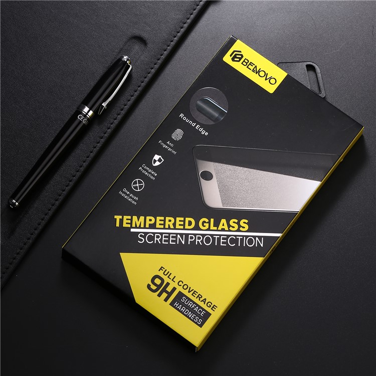 BENOVO 3D Full Coverage Tempered Glass Screen Protector for iPhone 7/6s/6 - Black-9