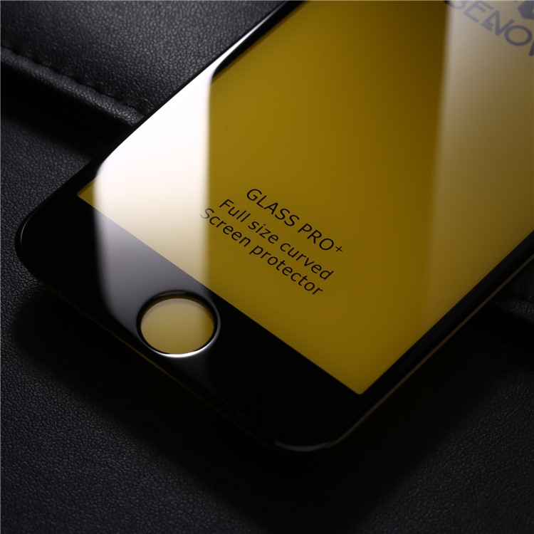 BENOVO 3D Tempered Glass Full Screen Coverage Protector for iPhone 8 - Black-4