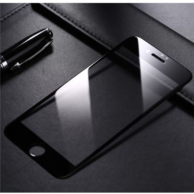 BENOVO 3D Tempered Glass Full Screen Coverage Protector for iPhone 8 - Black-5