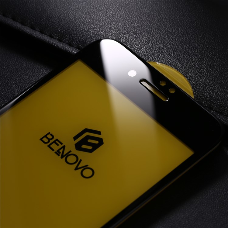 BENOVO Für IPhone 8 Plus 3D Vollglas Displayschutzfolie - Schwarz-3