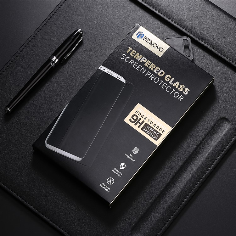 BENOVO Anti-explosion Full Coverage 9H Tempered Glass Screen Protector for Samsung Galaxy S8+ SM-G955 - Black-6
