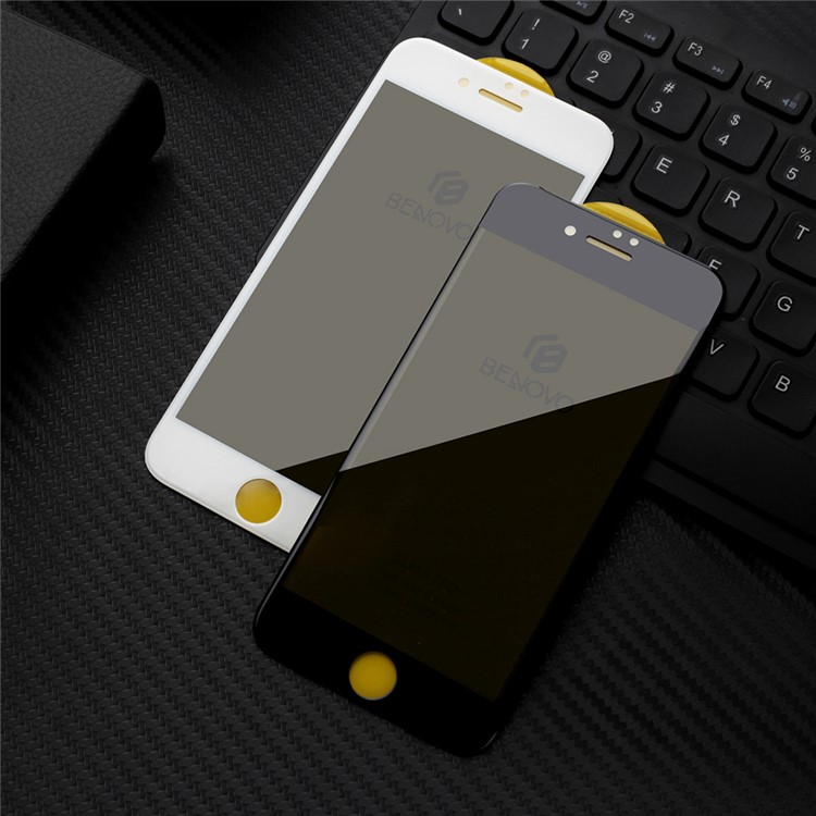 BENOVO 3D Complete Covering Anti-spy Tempered Glass Screen Protector for iPhone 6s / 6 - Black-4