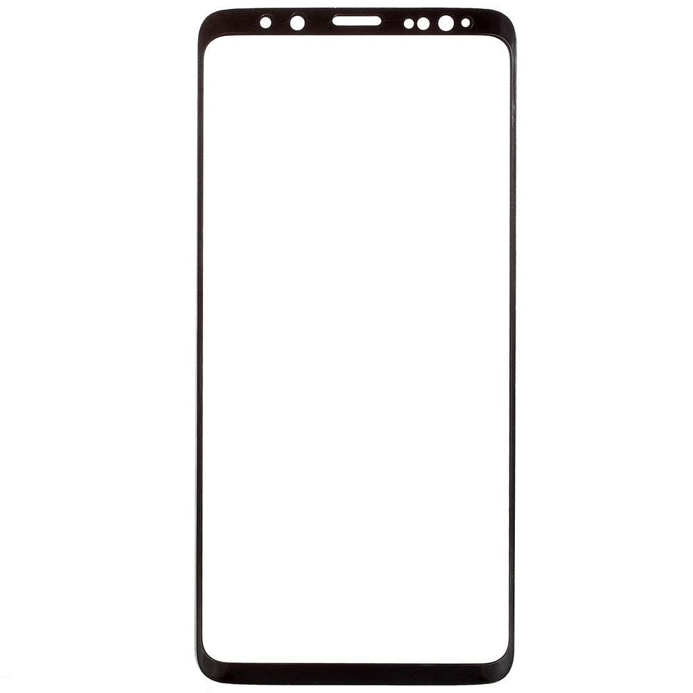 RURIHAI 3D Electroplated Edge Full Tempered Glass Screen Protector for Samsung Galaxy S9 - Black-2