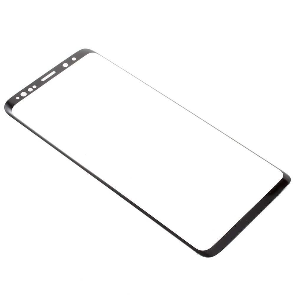 RURIHAI 3D Electroplated Edge Full Tempered Glass Screen Protector for Samsung Galaxy S9 - Black-3
