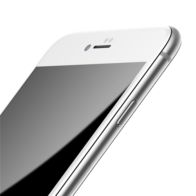 BASEUS Para Iphone 8/7 4.7 Polegadas 0.3mm 5D Curvado Tela De Cobertura Completa Temperado Vidro Protetor Filme De Guarda - Branco-8