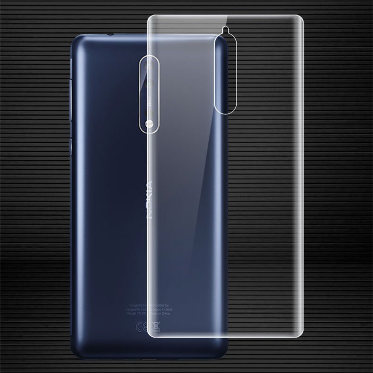 IMAK Soft Clearer Hydrogel Film II for Nokia 8 Full Coverage Back Protector Film-1