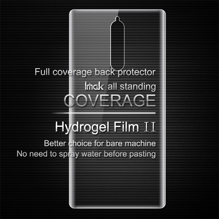 IMAK Soft Clearer Hydrogel Film II for Nokia 8 Full Coverage Back Protector Film-2