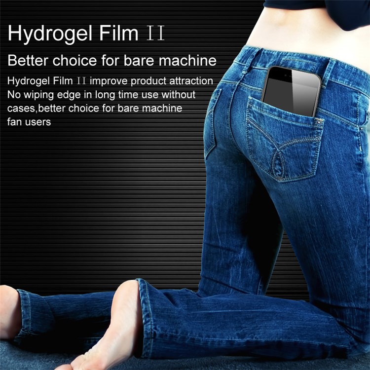 IMAK Soft Clearer Hydrogel Film II Full Cover Front Screen Protector Film for Nokia 8-8