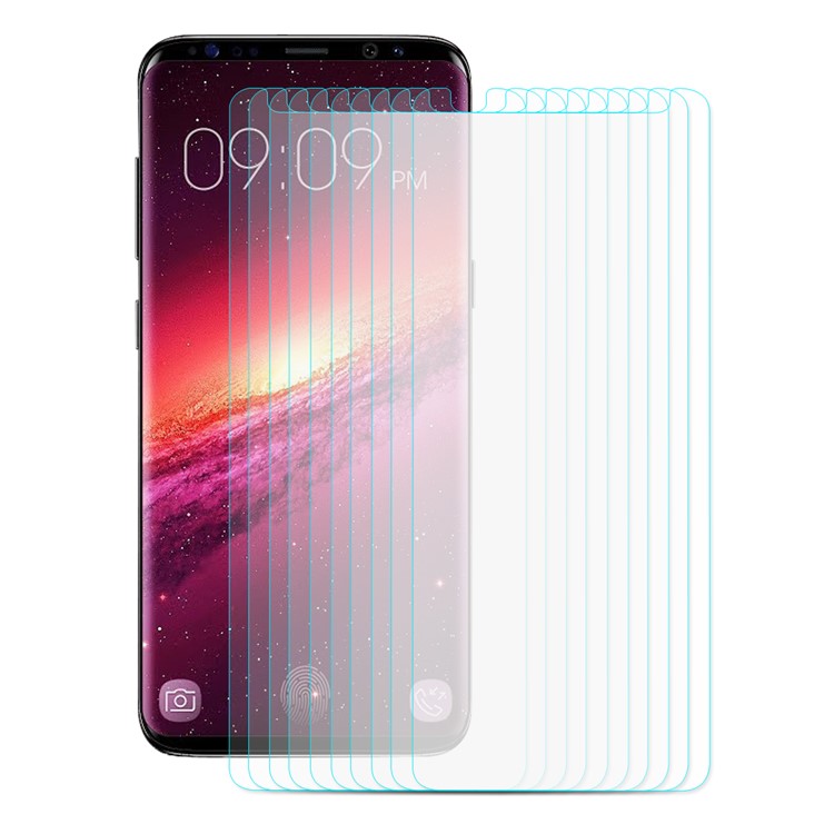 10PCS/Lot ENKAY 0.26mm 9H 2.5D Arc Edge Tempered Glass Screen Protector Film for Samsung Galaxy S9-2