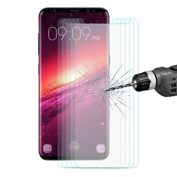 5PCS/Lot ENKAY 0.26mm 9H 2.5D Arc Edge Tempered Glass Screen Protector Film for Samsung Galaxy S9-1