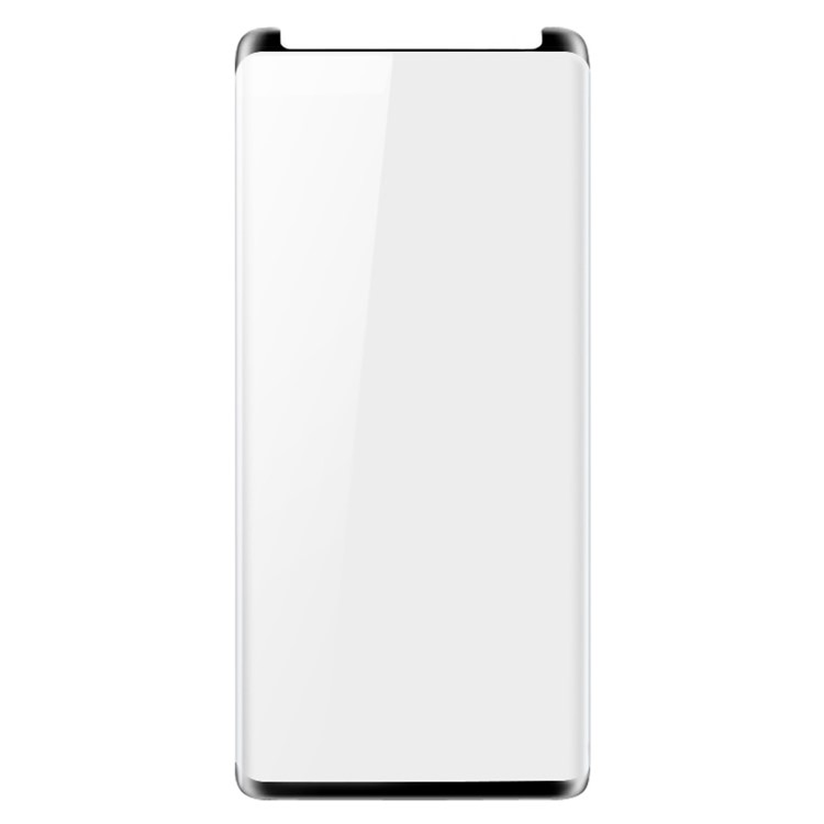 IMAK 3D Curved Full Size Tempered Glass Protector Guard Film for Samsung Galaxy S9 - Black-3