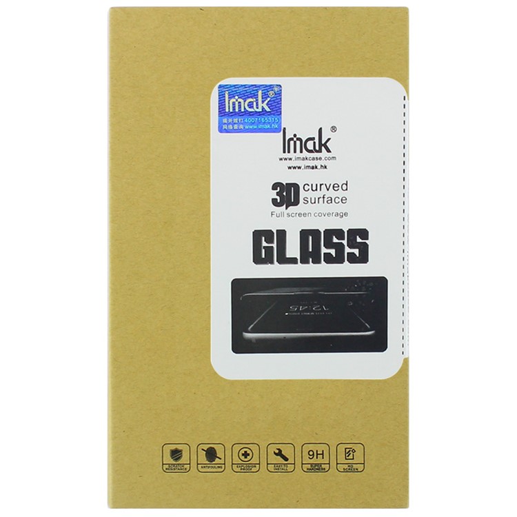 IMAK 3D Curved Full Screen Cover Tempered Glass Protector Film for Samsung Galaxy S9 - Transparent-4