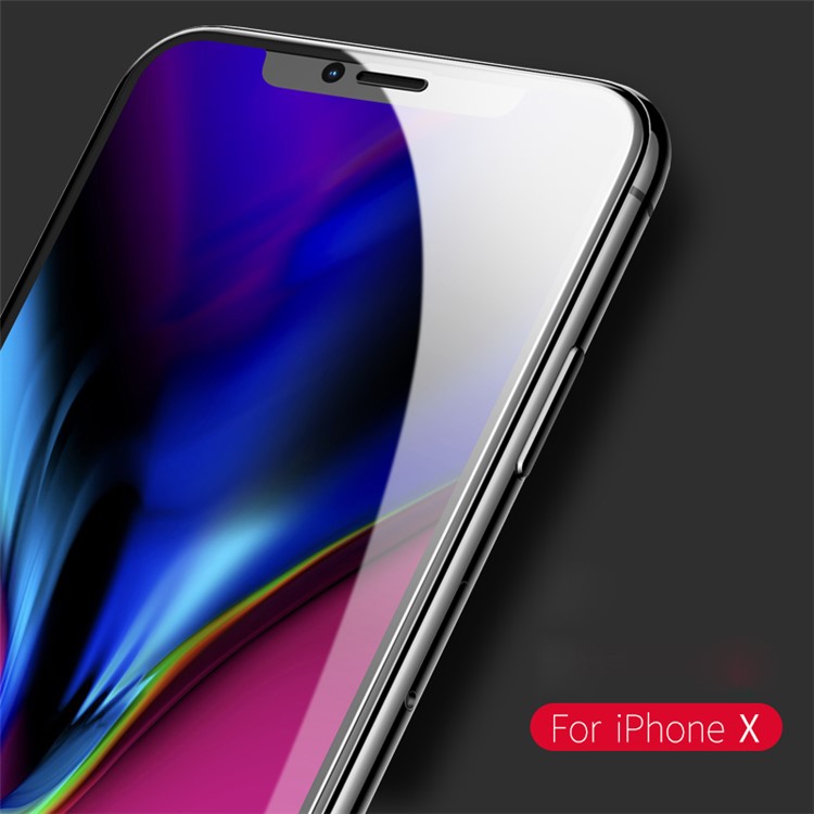 USAMS 0.23mm Soft Edge 3D Full Size Tempered Glass Screen Protector for iPhone X(Ten)-2