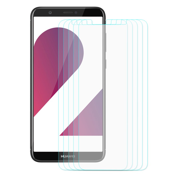 5PCS/Lot ENKAY 0.26mm 9H 2.5D Arc Edge Tempered Glass Screen Protector Film for Huawei P Smart / Enjoy 7S-1