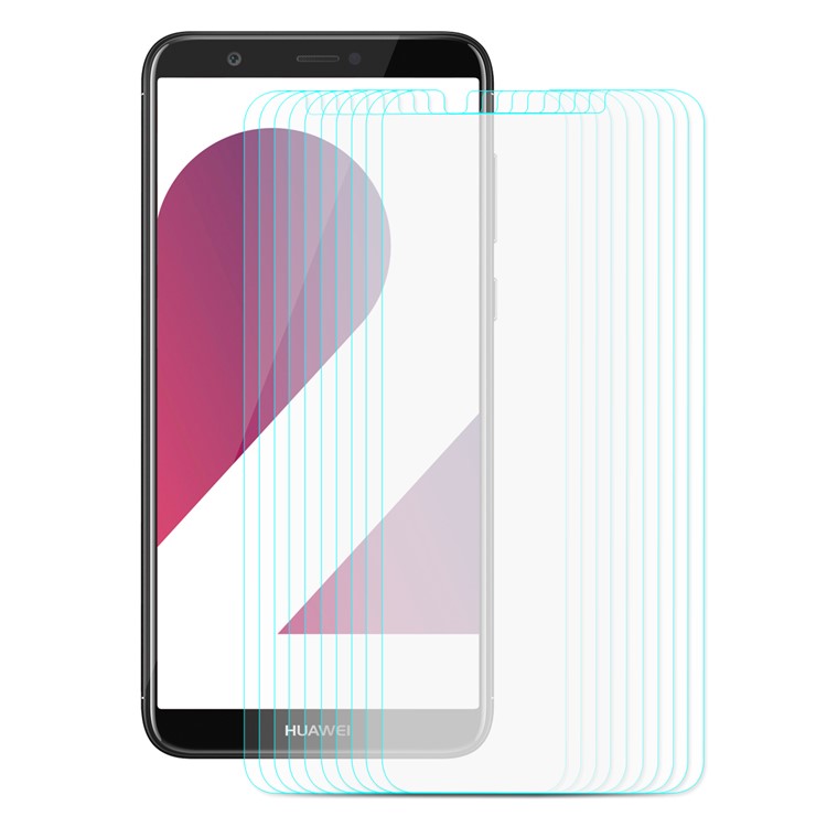 10PCS/Lot ENKAY 0.26mm 9H 2.5D Arc Edge Tempered Glass Screen Protector for Huawei P Smart / Enjoy 7S-1