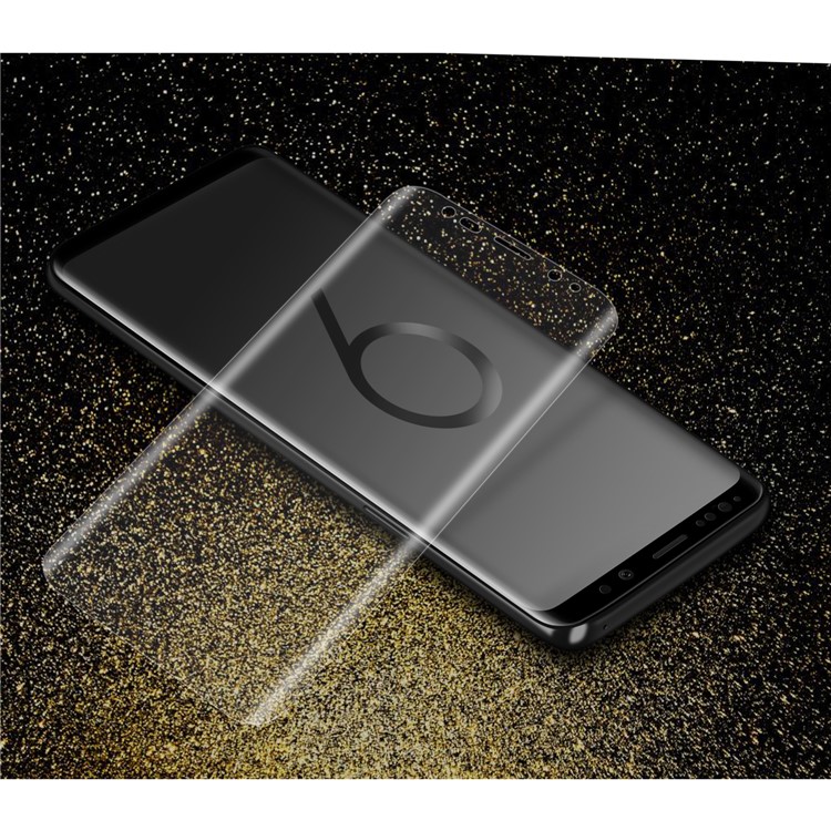 MOMAX 0.15mm Curved TPU+PET Clear Screen Guard Film for Samsung Galaxy S9+ SM-G965 - Transparent-5
