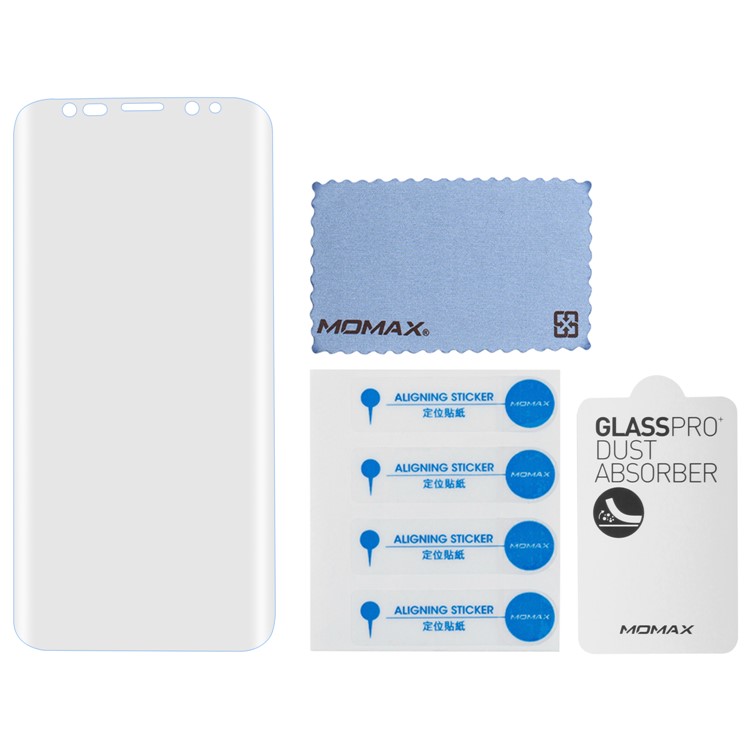 MOMAX 0.15mm Curved TPU+PET Clear Screen Guard Film for Samsung Galaxy S9+ SM-G965 - Transparent-6
